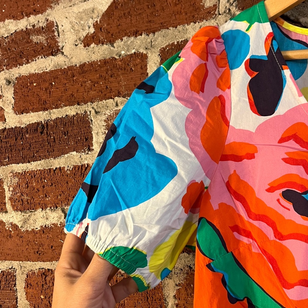 J crew Multicolor Floral Blouse - Picture 4 of 7